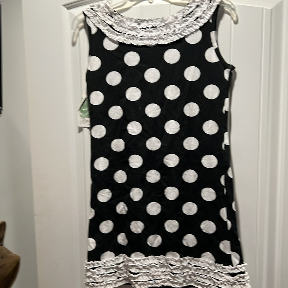 Bonnie Jean size 16 black and white - Picture 4 of 4